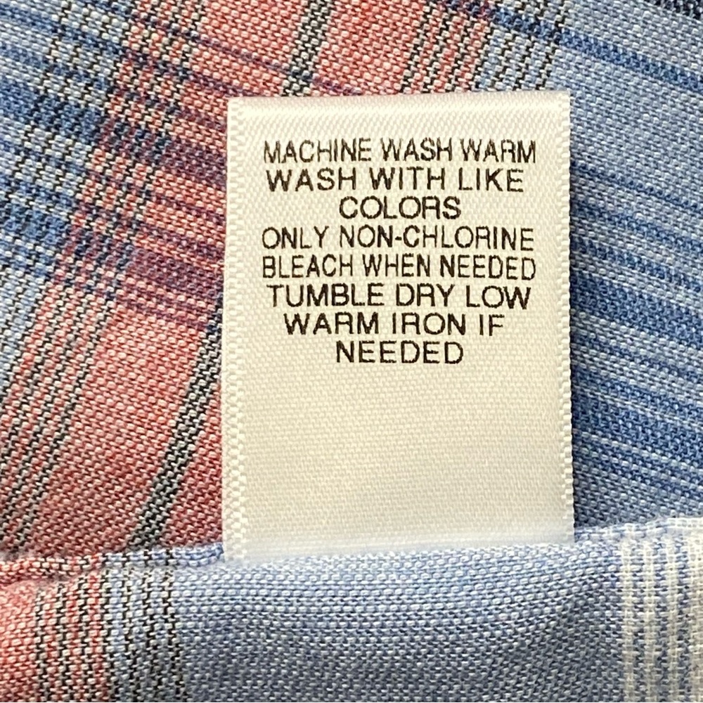 ROWM Dusty Blue Button Down Shirt; XLT - Picture 9 of 11